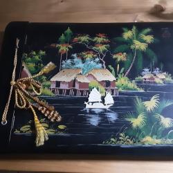 Album photos Indochine  bois laqu&eacute;