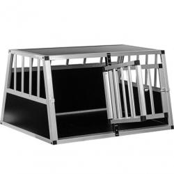 Cage transport voiture pour chien de grande taille . L89 x H69 x P50cm 2 porte
