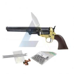 Pack Prêt à Tirer Pietta 44 Revolver + 50 Balles + 12 Bourres Feutres + 12 Charges