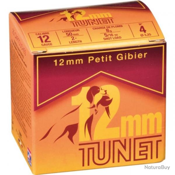 Cartouches Tunet Petit Gibier Cal. 12 50 Par 1 Par 10