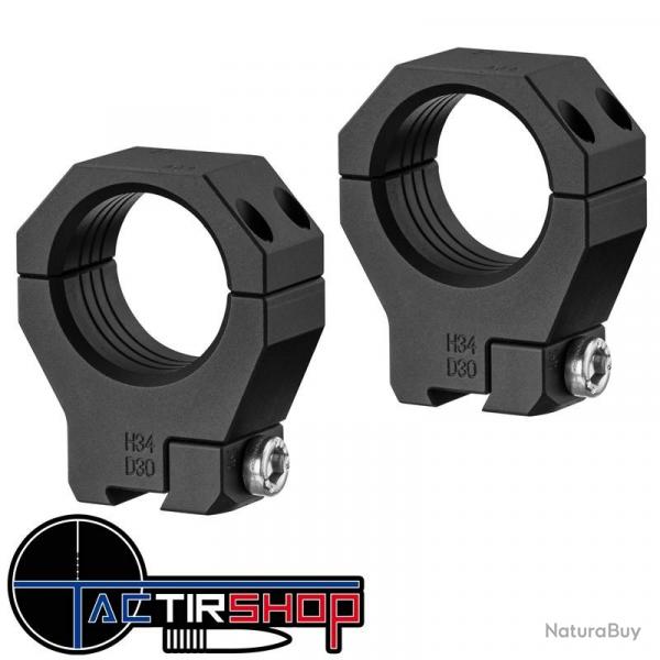Colliers Audere PSR Dovetail diamtre 34mm hauteur 34mm axe lunette