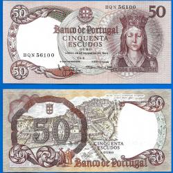 Portugal 50 Escudos 1964 Infanta D Maria Billet Escudo Serie BQN