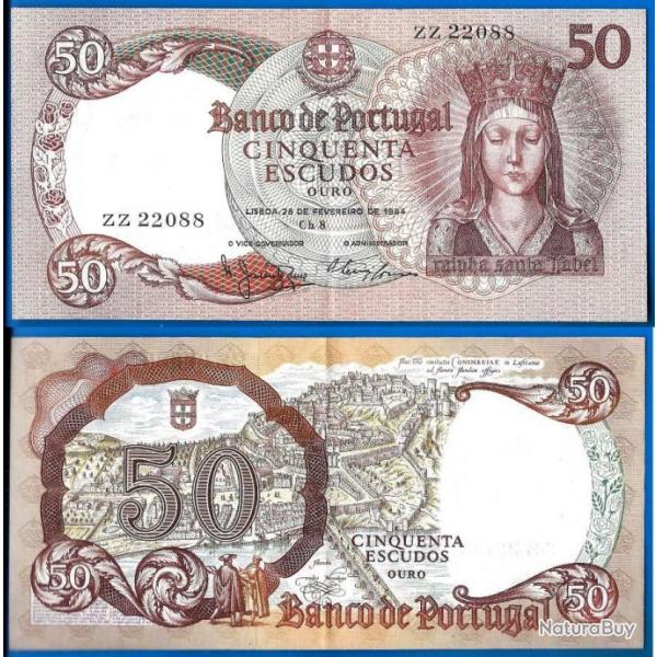 Portugal 50 Escudos 1964 Infanta D Maria Billet Escudo Serie ZZ