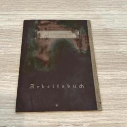 Livret Allemand équipement travail soldat Arbeitsbuch allemand WW2 1939/1945 heer