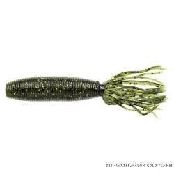 Leurre Souple Gary Yamamoto Fat Ika 10cm 323 Watermelon Gold Flakes