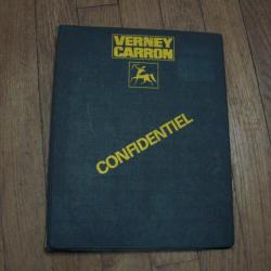 catalogue VERNEY CARRON avec 11 éclatés de fusils avec notice démontage et remontage