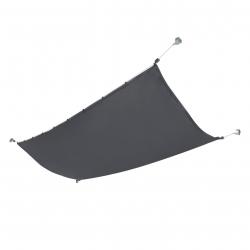 Voile d'ombrage rétractable SPF 50 hydrofuge 140 x 420 cm gris foncé 03_0008767