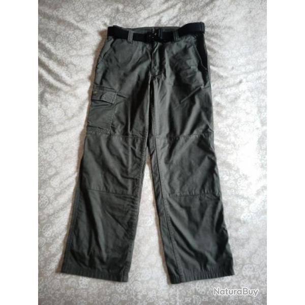 Pantalon fourr automne/hiver - ceinturon tactique nylon - taille M