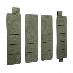 TT sgl molle adapter set - adaptateur molle/Velcro - Olive