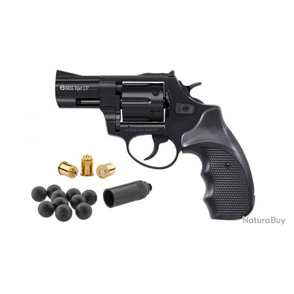 REVOLVER GOMME COGNE EKOL VIPER 2.5" NOIR