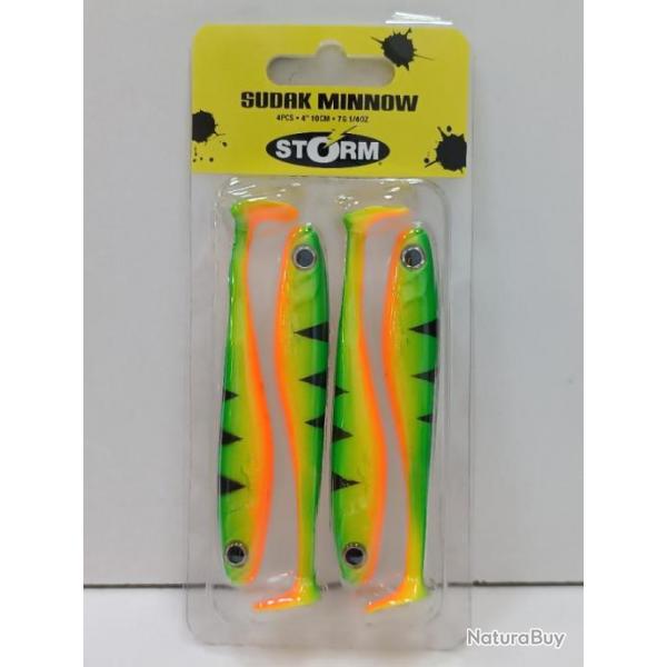 !! STORM SUDAK MINNOW 4" FIRE TIGER 10CM !!