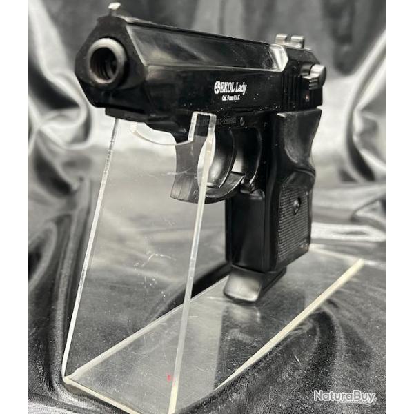 Pistolet Ekol Lady Black - 9mm PAK + 49 Munitions balles  Blanc