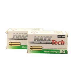 2X Boîtes de 50 munitions Maxxtech - 9mm PAK - Balle a blanc