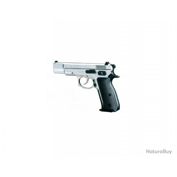 Pistolet  blanc Kimar 75 Chrome cal 9mm PAK - Destock'Defense