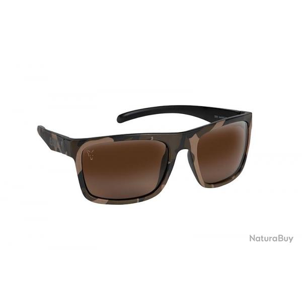 LUNETTES FOX AVIUS CAMO-BLACK - BROWN LENSE