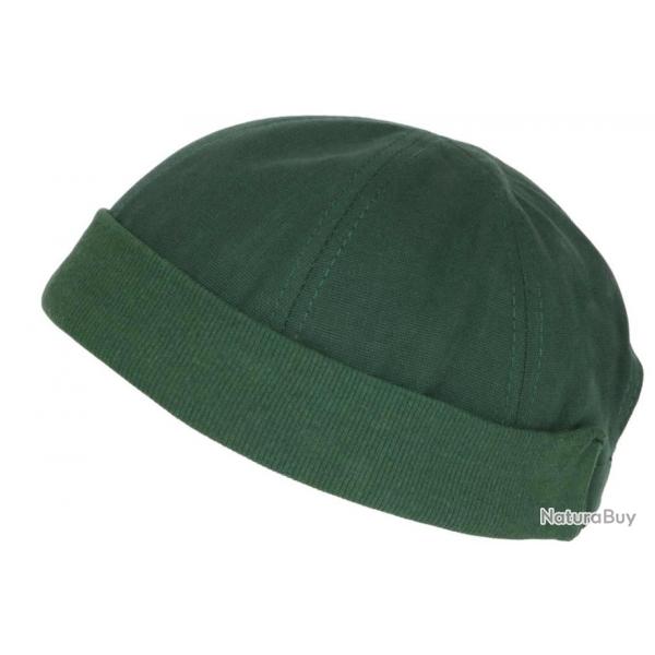 Bonnet Docker Vert Coton Look Marin Miki Keroet Taille unique Vert