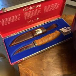 Coffret couteau OL-Kniven Hakon  Brusletto Lillehammer 1994 Collector