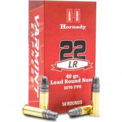 Cartouches 22LR 40 gr LRN Varmint Express x 500 Hornady 