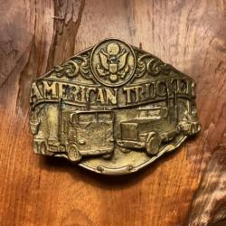 Boucle de ceinture US Américain Trucker Collector