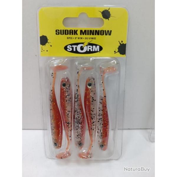 !! STORM SUDAK MINNOW 3" FROZEN STRABERRY 8CM !!