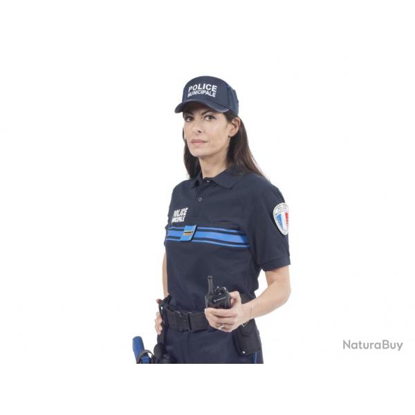 Polo Bleu Police Municipale 50 50 manches courtes