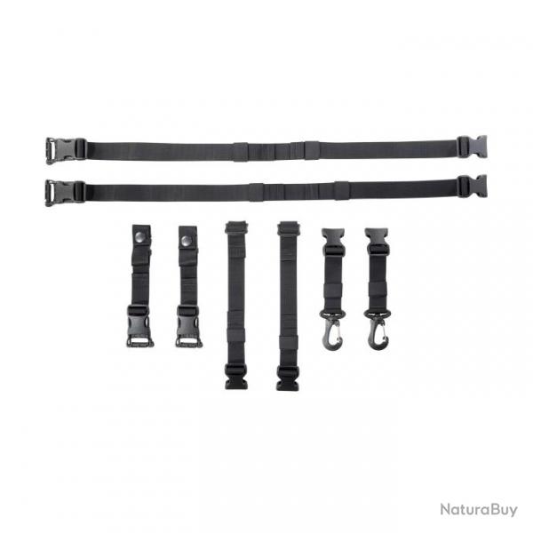 TT pouch harness adapter - Set de sangles et boucles - Noir