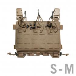 TT carrier mag panel lc M4 - panneau frontale molle- Lasercut avec 3 Porte-chargeurs - Coyote