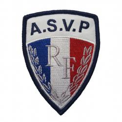 Ecusson A.S.V.P brodé sur velcro