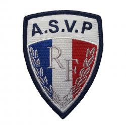 Ecusson A.S.V.P brodé sur velcro