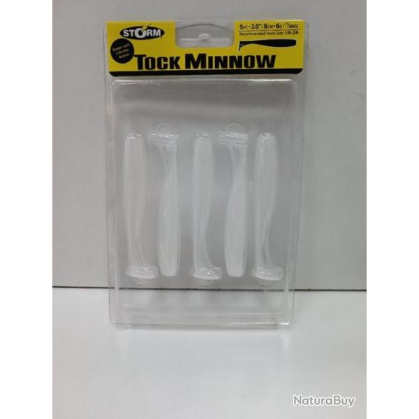 !! Storm TOCK MINNOW 3"  WHITE 8cm !!