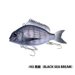 Poisson Nageur Little Jack Charikom 6,2cm 6,2cm 11g #03 - Black Sea Bream