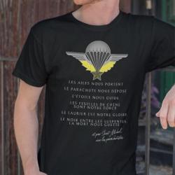 Tshirt Saint-Michel France armée Militaire patron Parachutiste paras2 T-Shirt toutes tailles, NEUF !