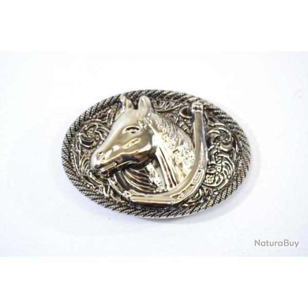 Boucle ce ceinture cheval et fer style mexicain amricain usa country cowboy western farwest dco