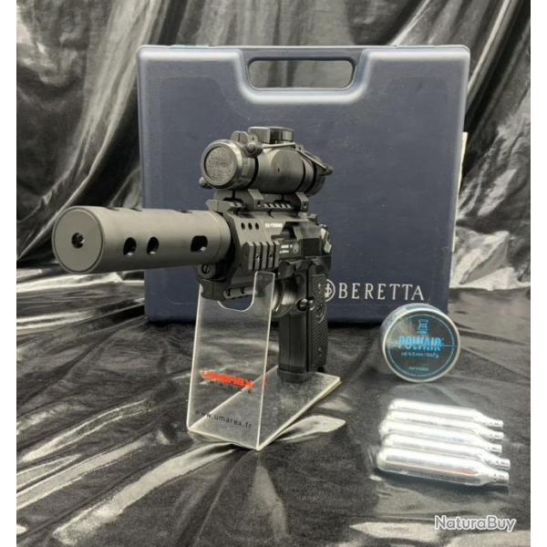 Pack prt a tirer Pistolet Beretta - "M92 FS XX-TREME" - Cal. 4.5mm (.177)- Plomb (5 capsules CO2+Bo