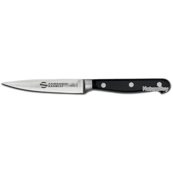 Couteau d'office 11cm gamme Chef Ambrogio Sanelli pour Januel