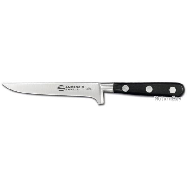 Couteau  dsosser 13cm gamme Chef Ambrogio Sanelli pour Januel