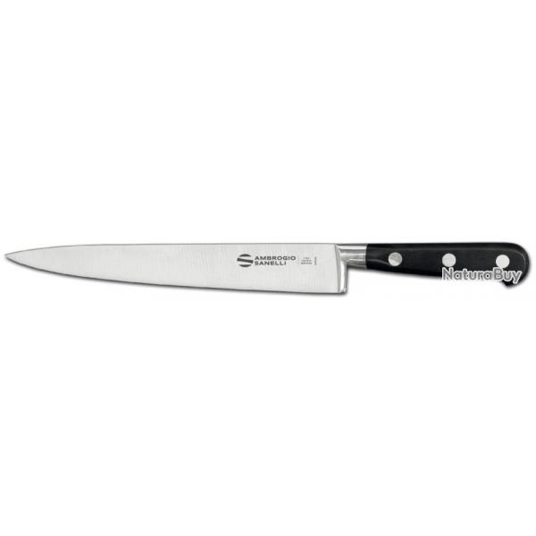 Couteau  dcouper 20cm gamme Chef Ambrogio Sanelli pour Januel