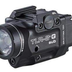 Lampe tactique Streamlight TLR-8 G SUB - pour Glock 43X/48 - Laser vert