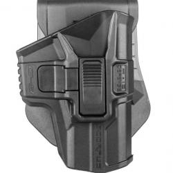 Holster Fab Defense pour glock 17 paddle rétention niveau 2 - Noir