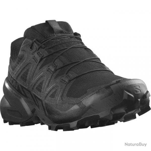 Chaussures Salomon SpeedCross 6 Forces - Noir - 38 2/3