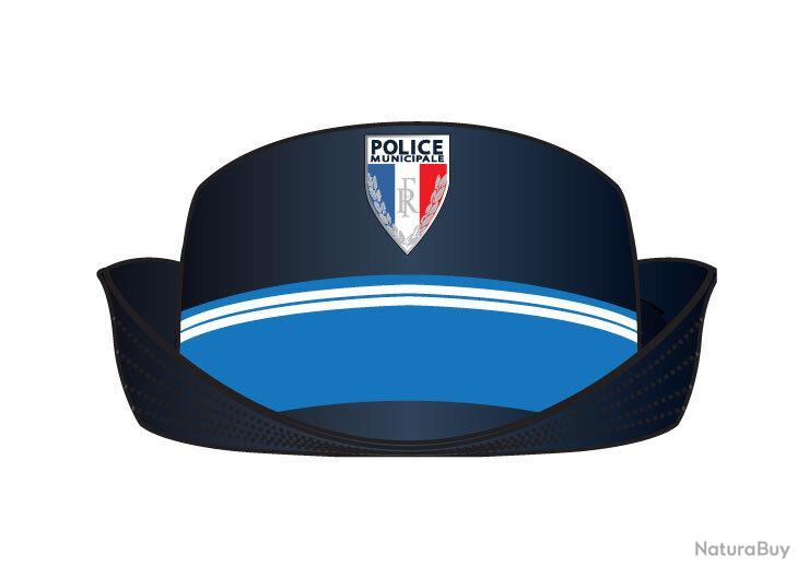 CASQUETTE RIGIDE DE CEREMONIE POLICE MUNICIPALE