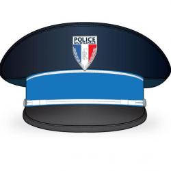 Casquette rigide de ceremonie Police Municipale