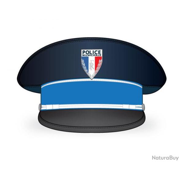 Casquette rigide de ceremonie Police Municipale