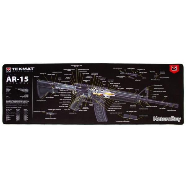 Tapis de dmontage Tekmat Ultra pour AR-15 - Vue 3D