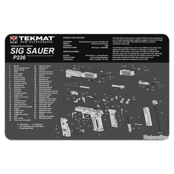 Tapis de dmontage Tekmat Ultra pour P226