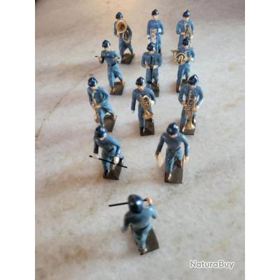 2 Figurines CBG Mignot Boxeurs – Plomb Peint – Fabrication Française – Occasion