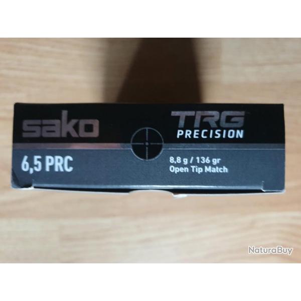 6.5 PRC Sako TRG Precision hpbt 136gr - boite 20