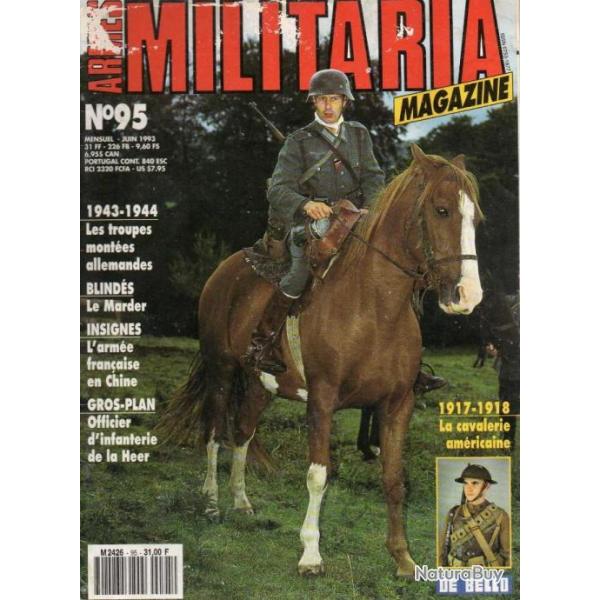 Militaria Magazine n 95 puis diteur , troupes montes allemandes ,le marder  , officier heer ,