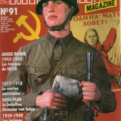 Militaria Magazine 91 ARmée rouge 1943-1945, marine américaine 43-45, char whippet
