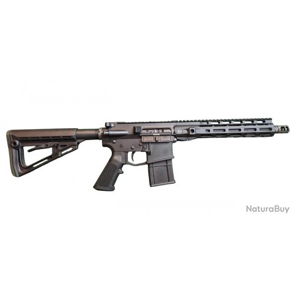 Carabine semi-automatique NUOVA JAGER Modle AR15 SOLID - Canon 10,5" - Calibre 5,56x45 (.223 Reming